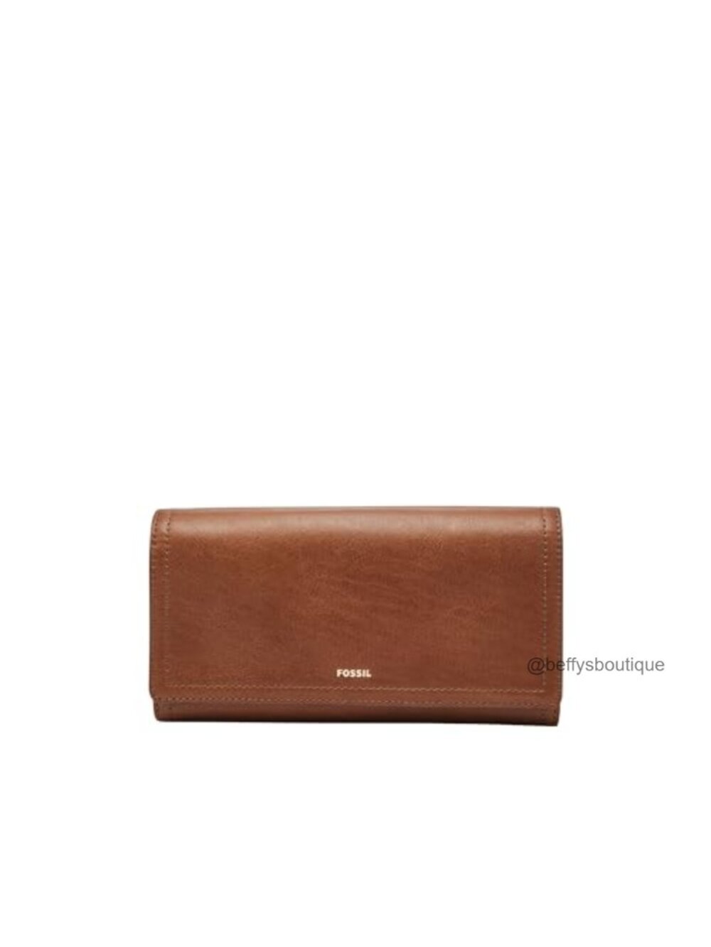 RFID Blocking Leather Flap Clutch Wallet Organizer